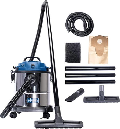 שואב אבק 20 ליטר שפאך רטוב / יבש 3 ב-1 Scheppach NTS20