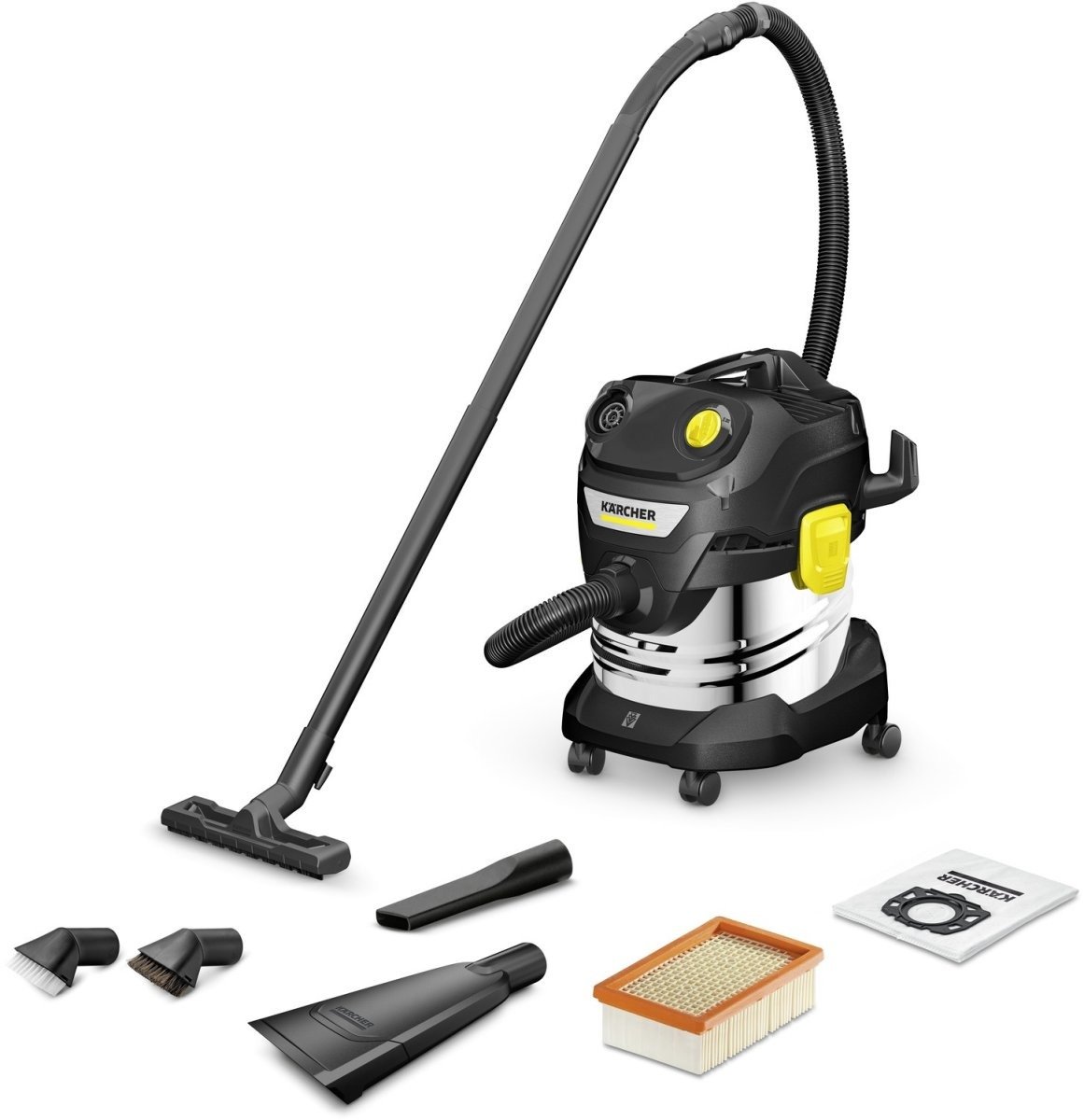 שואב אבק יבש/רטוב 20 ליטר Karcher Go Further WD4 S 1100W