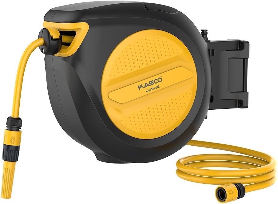 גלגלת השקיה אוטומטית 1/2 Kasco, צינור 30 מטר K-GM30M