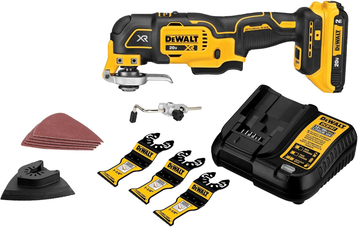 קיט מולטיטול דיוולט עם אביזרים DEWALT 20V MAX DCS356D1
