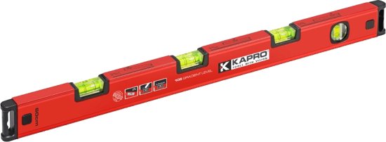 פלס שרברבים אלומיניום Kapro 105 Topgrade &ndash; אורך 100 ס"מ