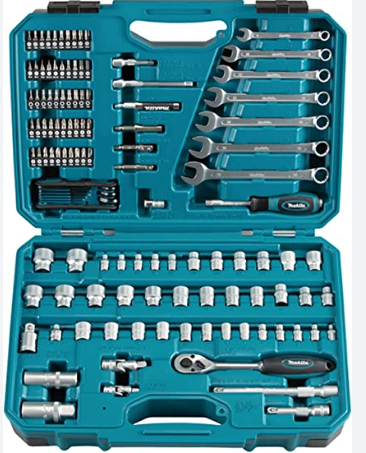 סט כלים ידני מקיטה 120 חלקים Makita E-06616
