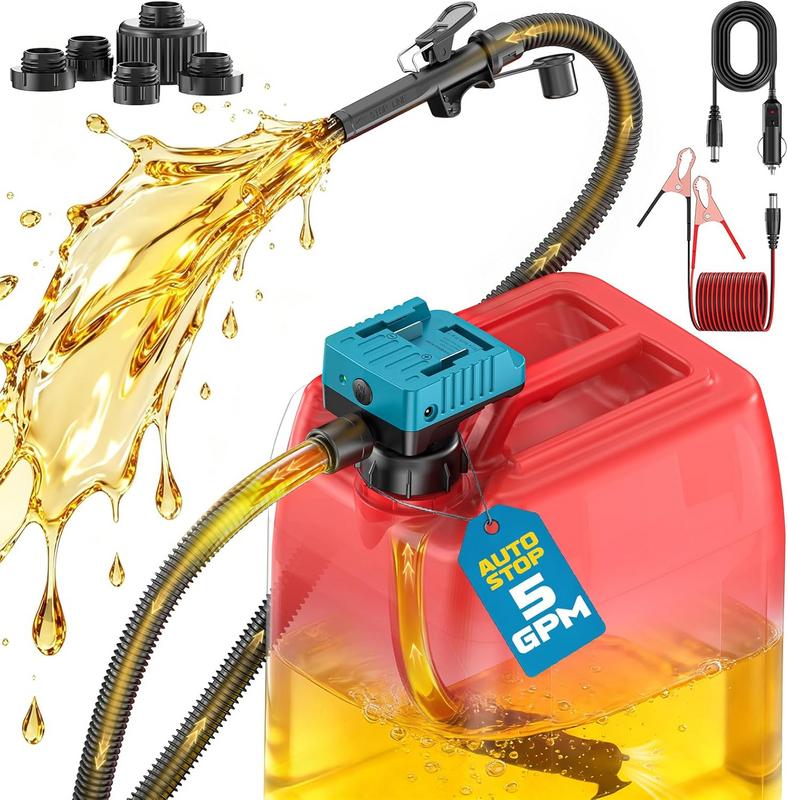 משאבת דלק נטענת DIYtoolifz 5 GPM תואמת Makita