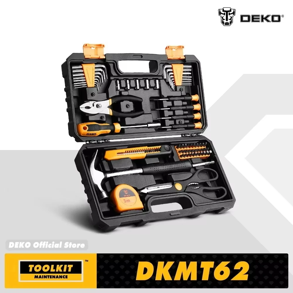 ערכת כלי עבודה ידניים DEKO DKMT62 לרכב ולבית