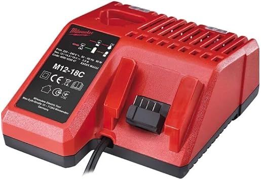 מטען מילווקי מקורי Milwaukee M12-18C 12V 18V