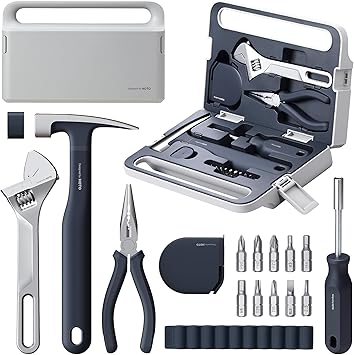 ערכת כלי עבודה לבית HOTO Tool Kit עם 16 חלקים&nbsp;