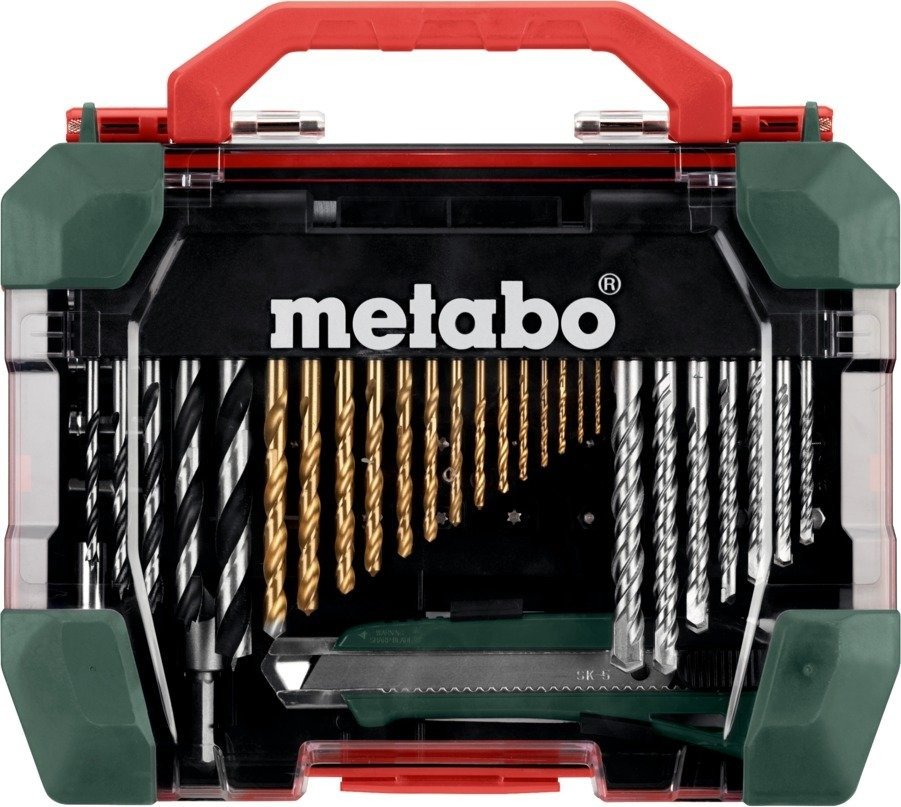 סט מקדחים וביטים 55 חלקים Metabo 626707000