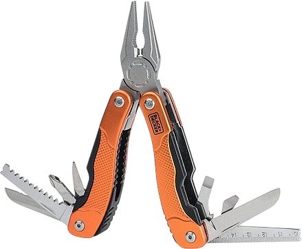 מולטיטול / פלייר ידני רב-תכליתי 12-ב-1 Black+Decker דגם BDHT0-28110