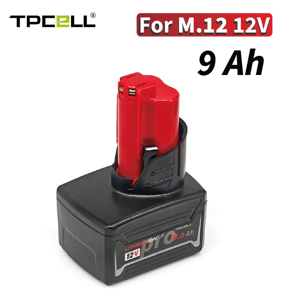 סוללה נטענת טאבלס גנרית למילווקי 12V 9.0Ah TPCELL