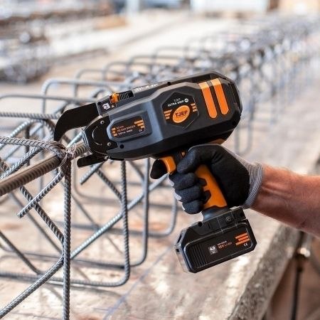 באנדל מכשיר לקשירת ברזל דגם TJEP ULTRA GRIP 40 + ארגז 40 סלילים מתנה