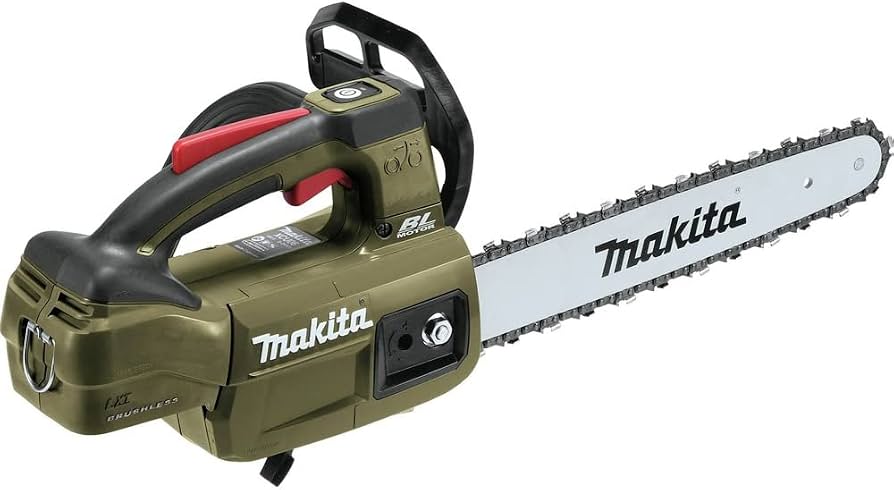 גוף מסור שרשרת נטען מקיטה 18V LXT בראשלס 12 אינץ' ידית עליונה (זהה ל-Makita ADCU10Z Outdoor Adventure (XCU10Z