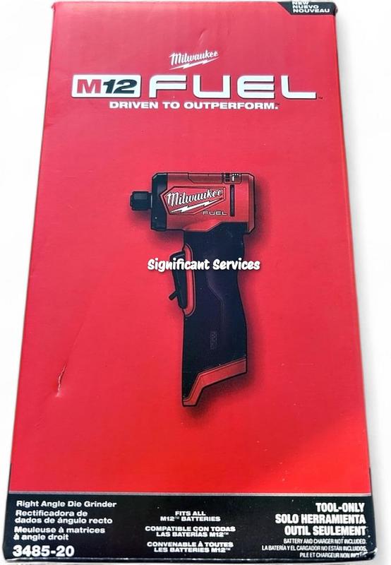 משחזת ציר זוויתית מילווקי פיול &frac14; אינץ' Milwaukee 3485-20 M12 Fuel