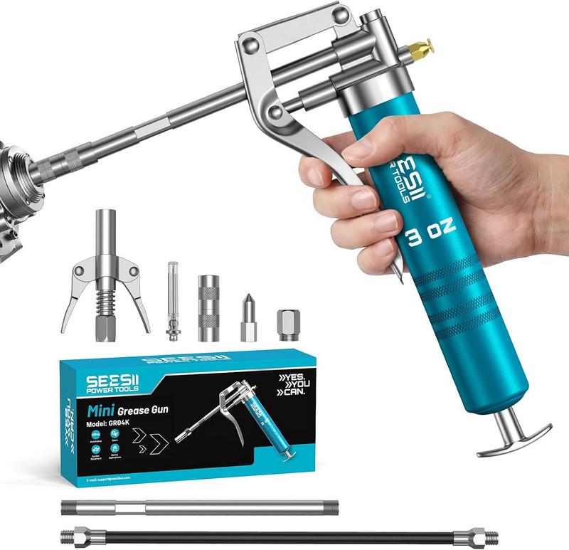 אקדח גריז מיני Seesii בנפח 90 מ"ל (3oz), לחץ 4000 PSI